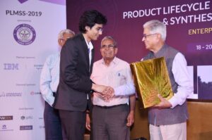 Receiving Best paper award from ex-ISRO director BN Suresh sir